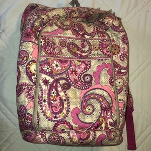 Vera Bradley pink/gray backpack